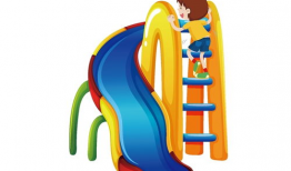 漫画滑滑梯,童年的快乐时光